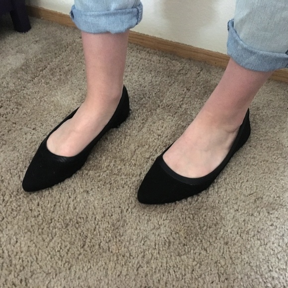 Jones NY Suede Black Flats - Picture 3 of 3
